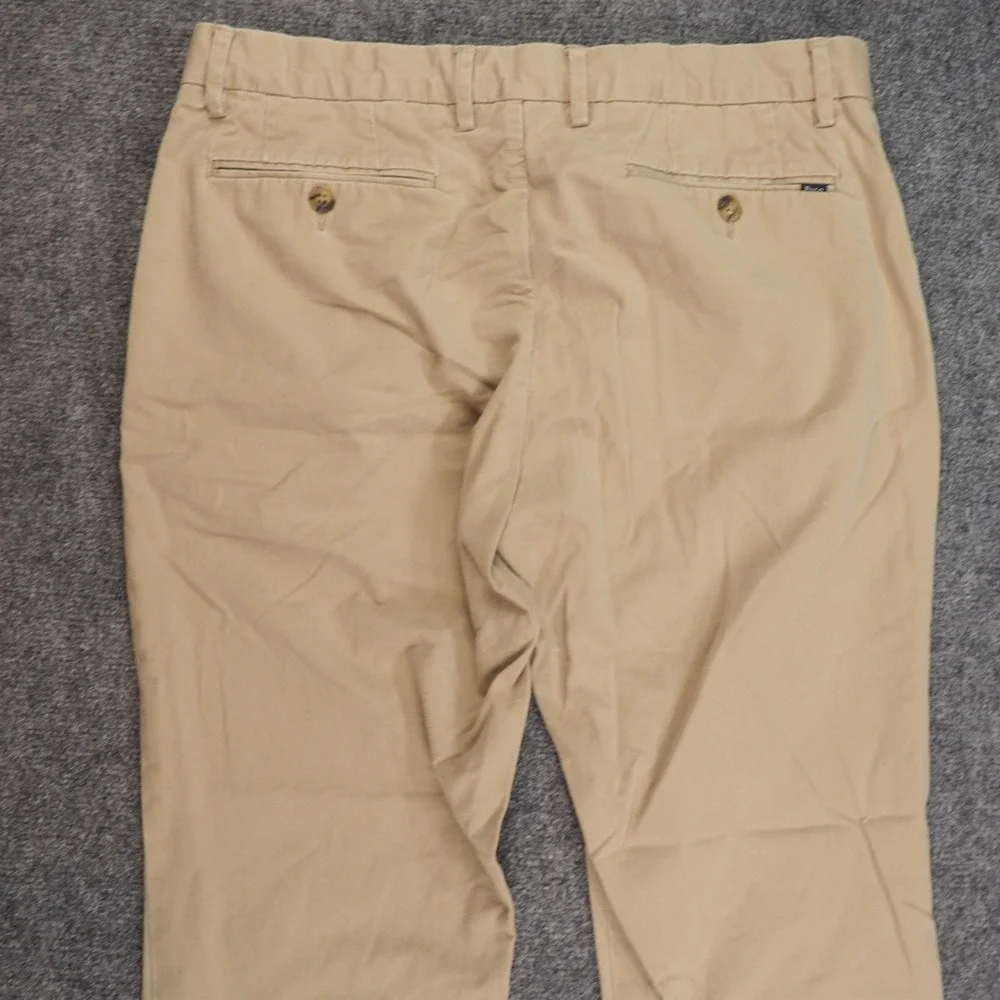 Polo Ralph Lauren Chino Pants Mens 34x30 Tan Stretch Slim Fit Preppy Casual